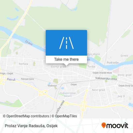 Prolaz Vanje Radauša map