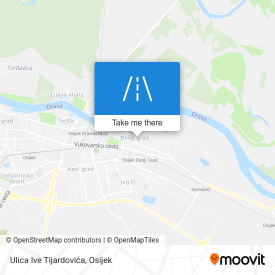 Ulica Ive Tijardovića map