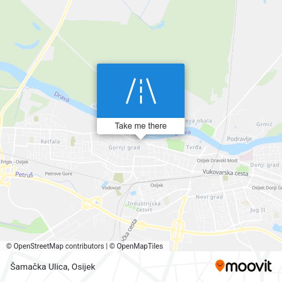 Šamačka Ulica map