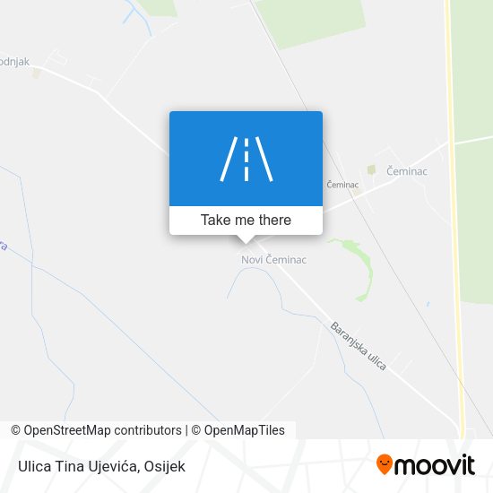 Ulica Tina Ujevića map