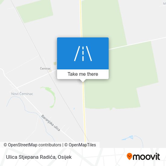 Ulica Stjepana Radića map
