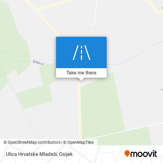 Ulica Hrvatske Mladeži map