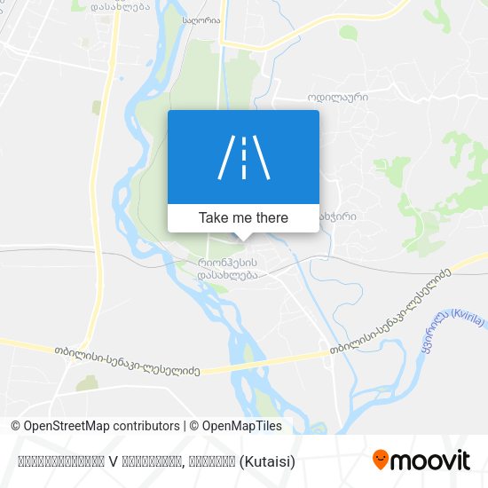 ახალგაზრდობის V შესახვევი map