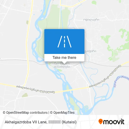 Akhalgazrdoba VII Lane map