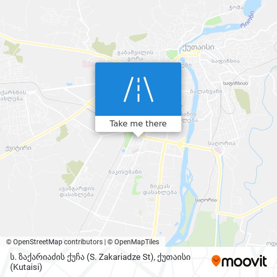 ს. ზაქარიაძის ქუჩა (S. Zakariadze St) map