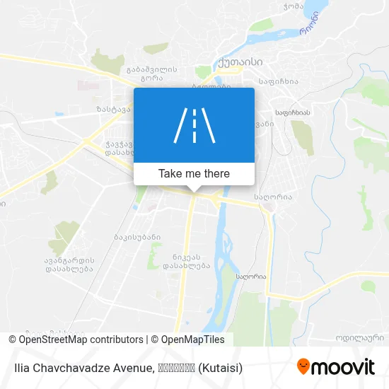 ილია ჭავჭავაძის გამზირი map