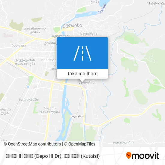 დეპოს III ჩიხი (Depo III Dr) map