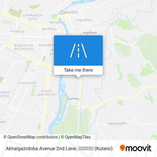 Akhalgazrdoba Avenue 2nd Lane map