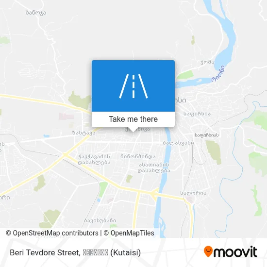 Beri Tevdore Street map