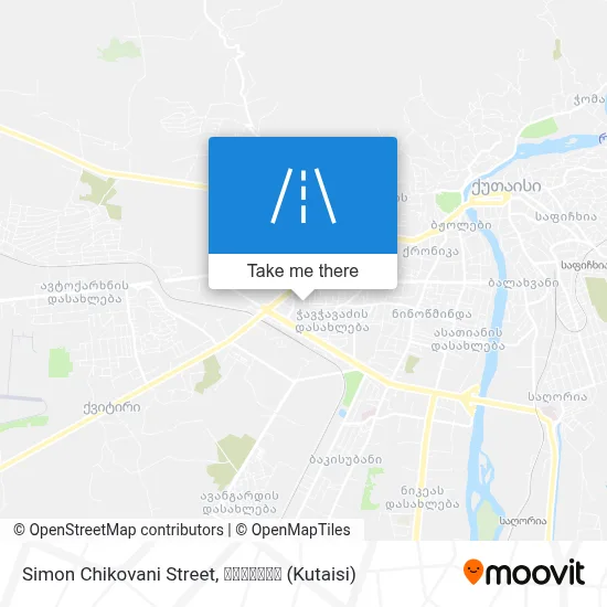 Simon Chikovani Street map