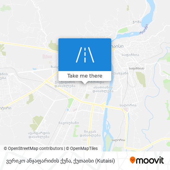 ვერიკო ანჯაფარიძის ქუჩა map