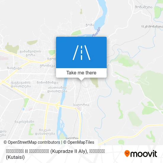 კუპრაძის II შესახვევი (Kupradze II Aly) map