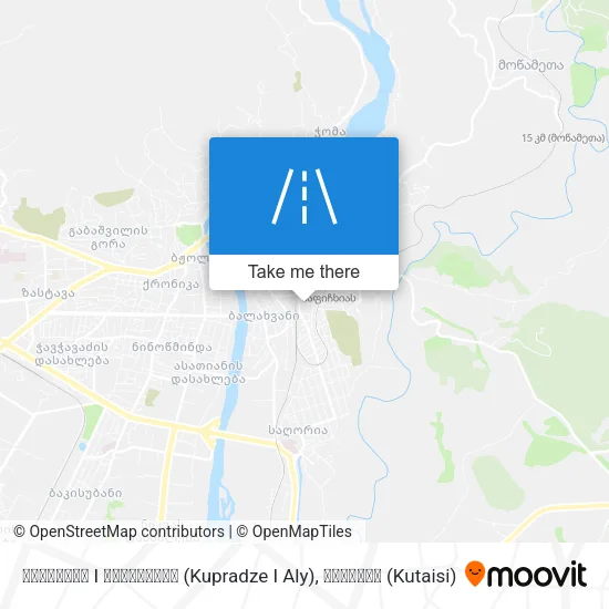 კუპრაძის I შესახვევი (Kupradze I Aly) map