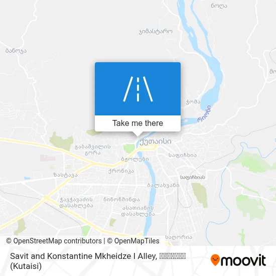 Savit and Konstantine Mkheidze I Alley map