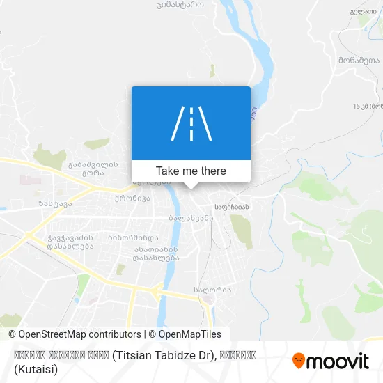ტიციან ტაბიძის ქუჩა (Titsian Tabidze Dr) map