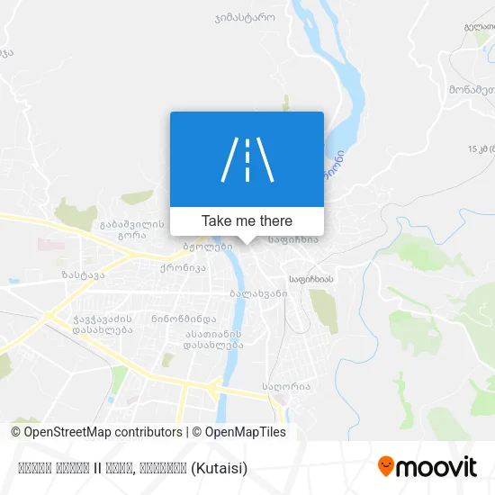 თამარ მეფის II ჩიხი map