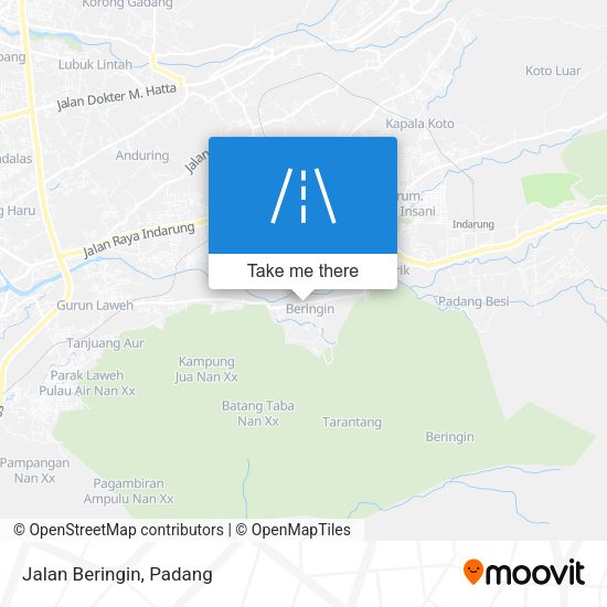 Jalan Beringin map