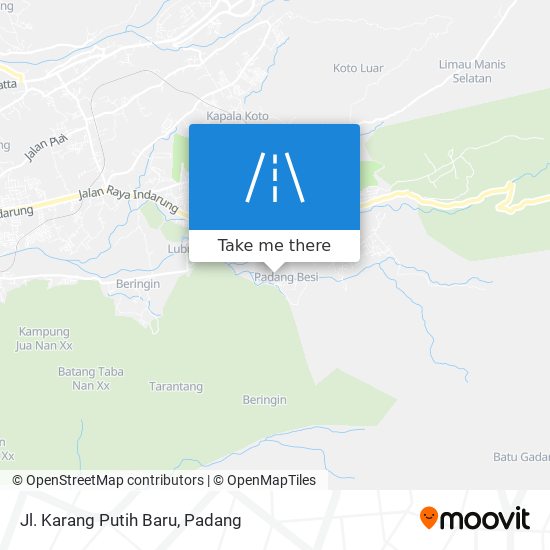 Jl. Karang Putih Baru map