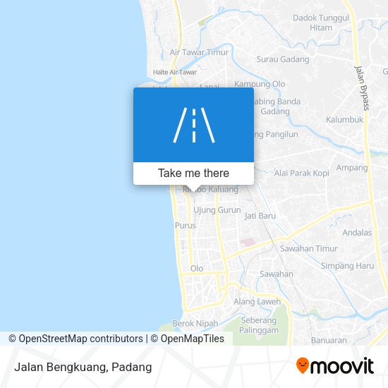 Jalan Bengkuang map