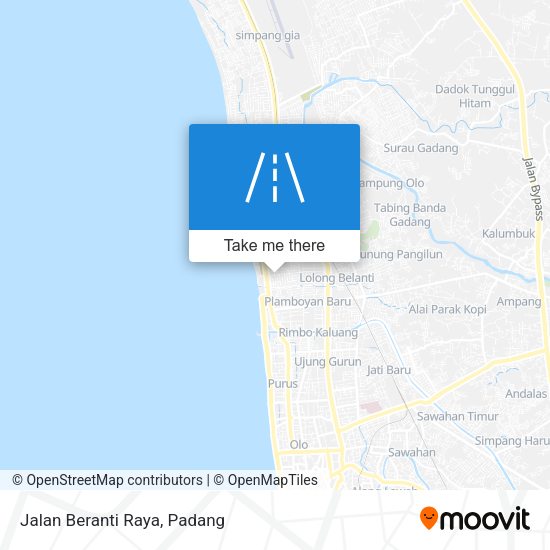 Jalan Beranti Raya map