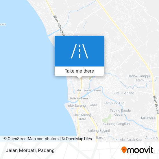 Jalan Merpati map