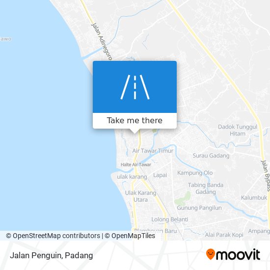 Jalan Penguin map