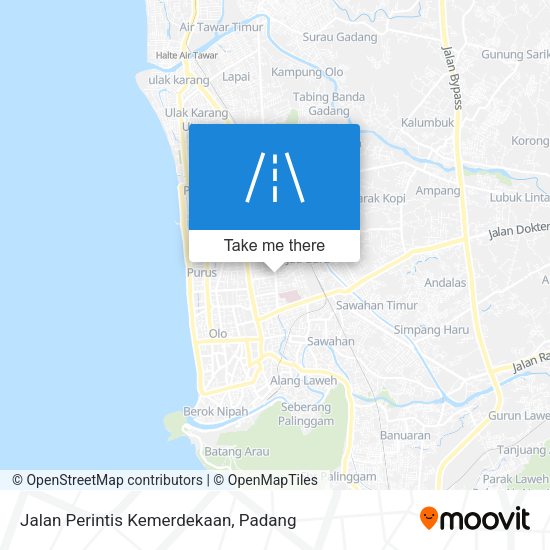 Jalan Perintis Kemerdekaan map