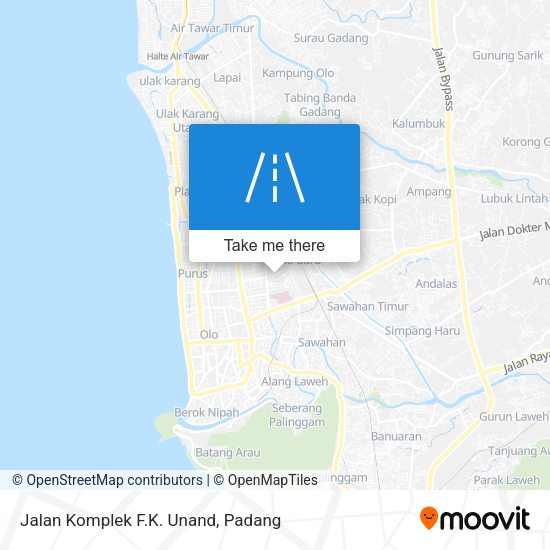 Jalan Komplek F.K. Unand map