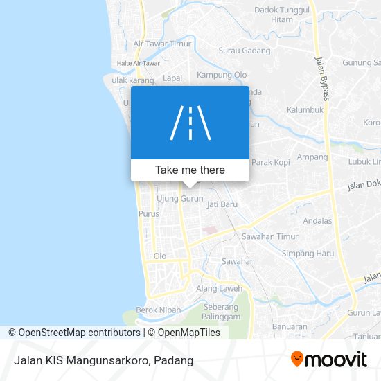 Jalan KIS Mangunsarkoro map