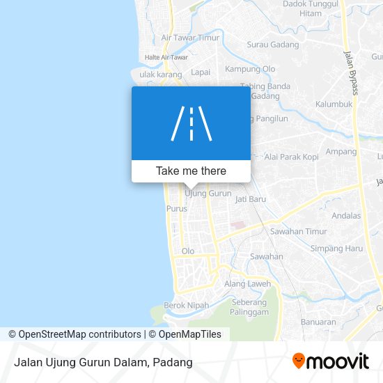 Jalan Ujung Gurun Dalam map