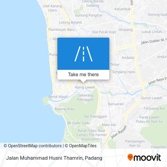 Jalan Muhammad Husni Thamrin map