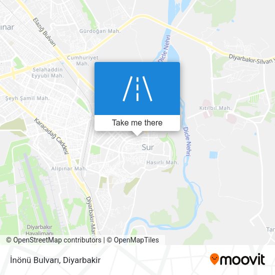 İnönü Bulvarı map