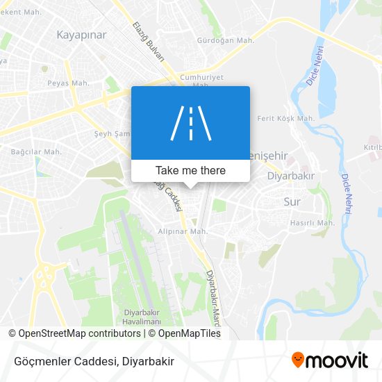 Göçmenler Caddesi map