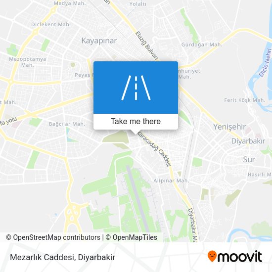 Mezarlık Caddesi map