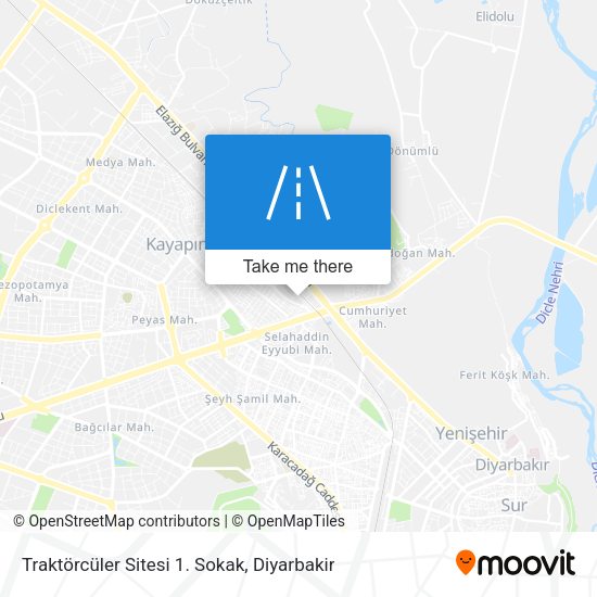 Traktörcüler Sitesi 1. Sokak map
