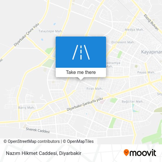 Nazım Hikmet Caddesi map