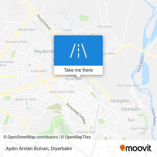 Aydın Arslan Bulvarı map