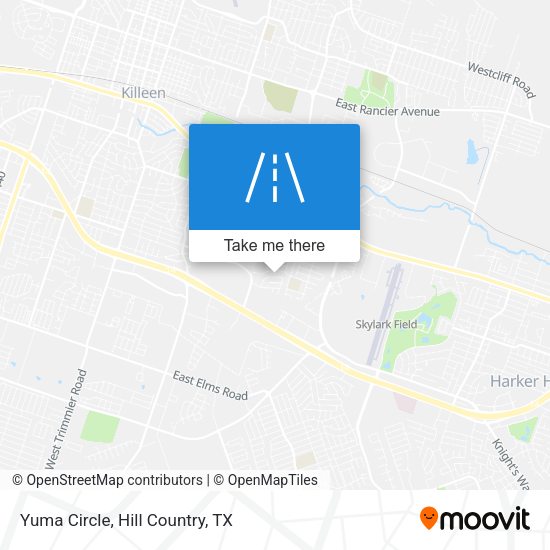 Mapa de Yuma Circle