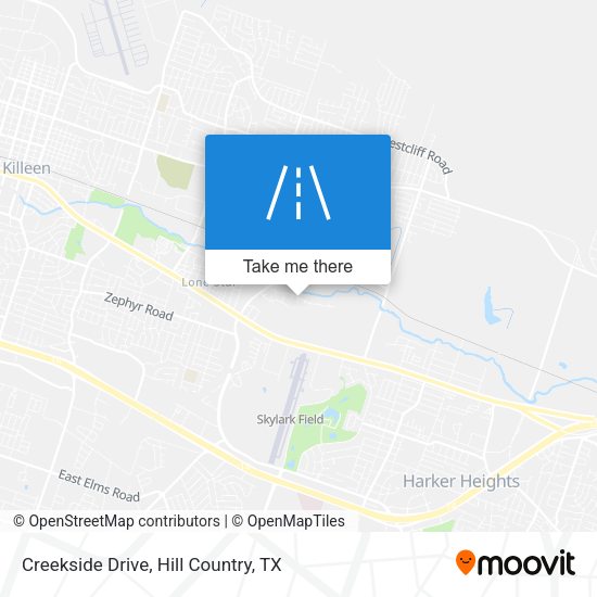 Mapa de Creekside Drive