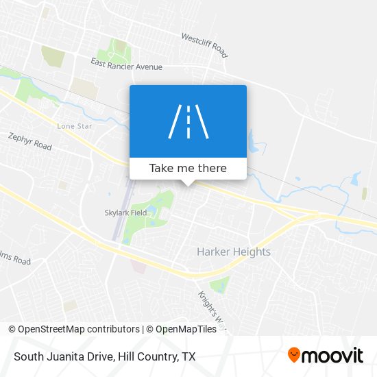 South Juanita Drive map