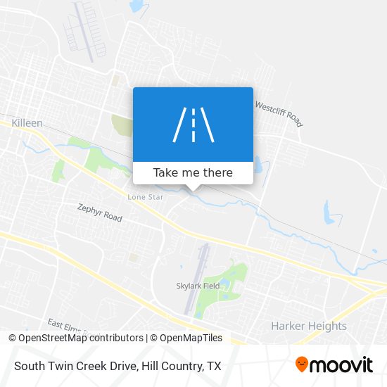 South Twin Creek Drive map