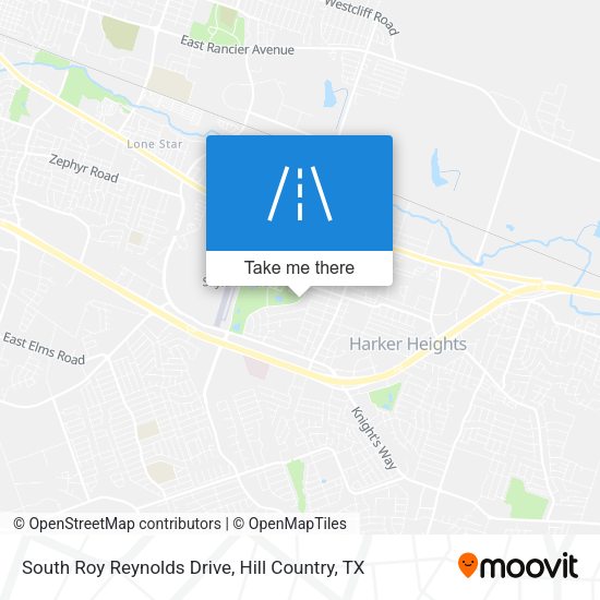 South Roy Reynolds Drive map