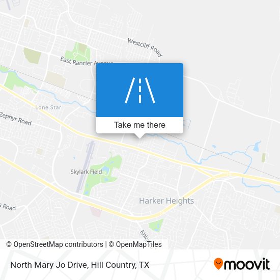 North Mary Jo Drive map