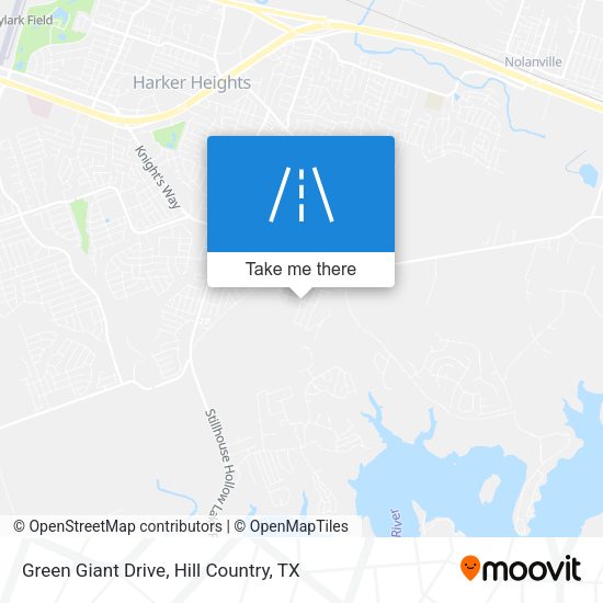 Green Giant Drive map