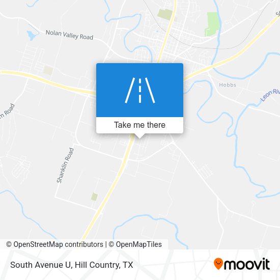 South Avenue U map
