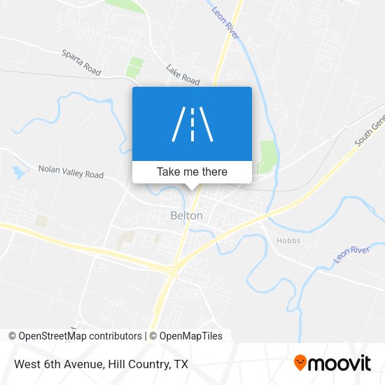 Mapa de West 6th Avenue
