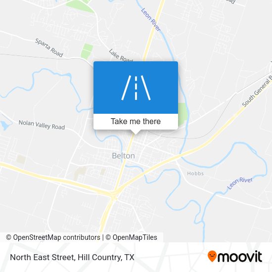 North East Street map