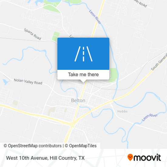 Mapa de West 10th Avenue