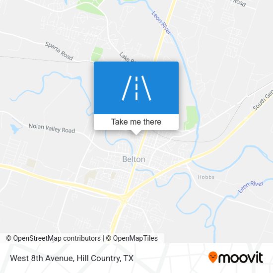 West 8th Avenue map