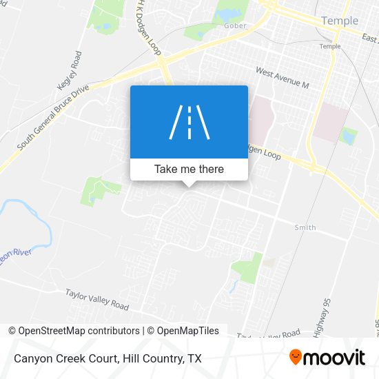 Canyon Creek Court map